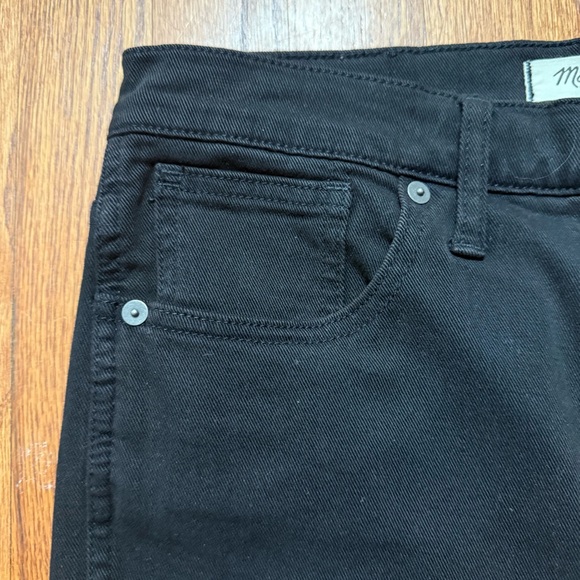 Madewell  10" High-Rise Skinny Jeans in Johnny Wash Black size 29 - Picture 6 of 16